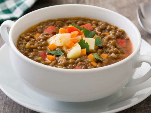 Sopa de lentilha
