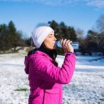 Beba água no frio