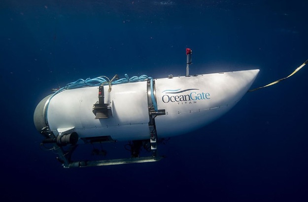 Submarino usado na visita ao naufragio do Titanic 