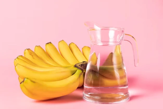 Banana e água