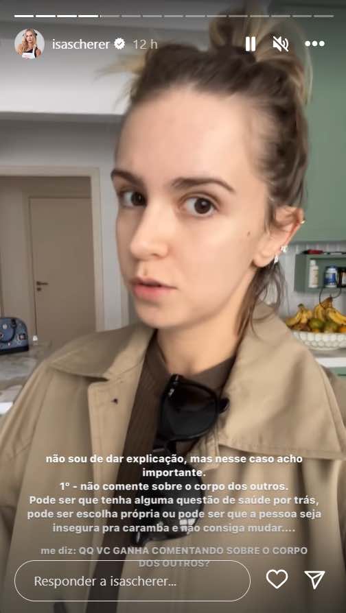 Stories da Isabella Scherer 