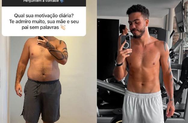 Ronald perdeu 23 kg com nova rotina fitness