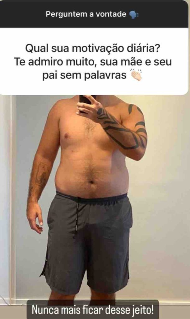 Ronald perdeu 23 kg com nova rotina fitness