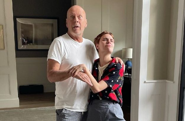 Bruce Willis e sua filha Tallulah