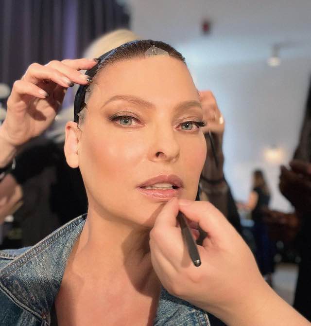 Linda Evangelista, post Instagram