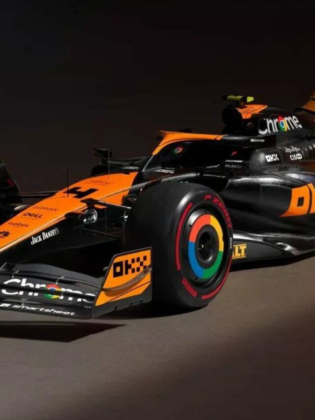 McLaren exibe pintura exclusiva na Fórmula 1.