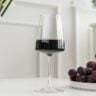Uva e taça de vinho