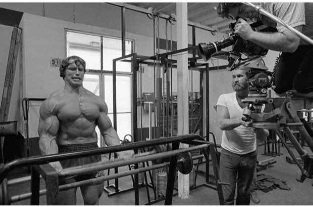 Arnold Schwarzenegger quando mais jovem