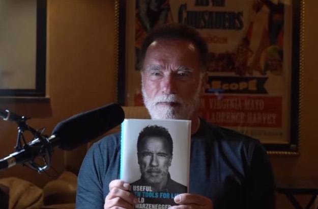 Arnold Schwarzenegger, divulgação do livro