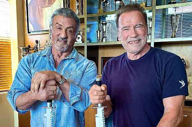 Arnold Schwarzenegger e Sylvester Stallone 