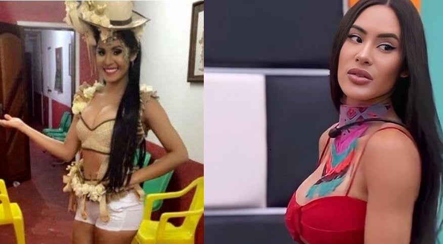 Antes e depois Isabelle BBB