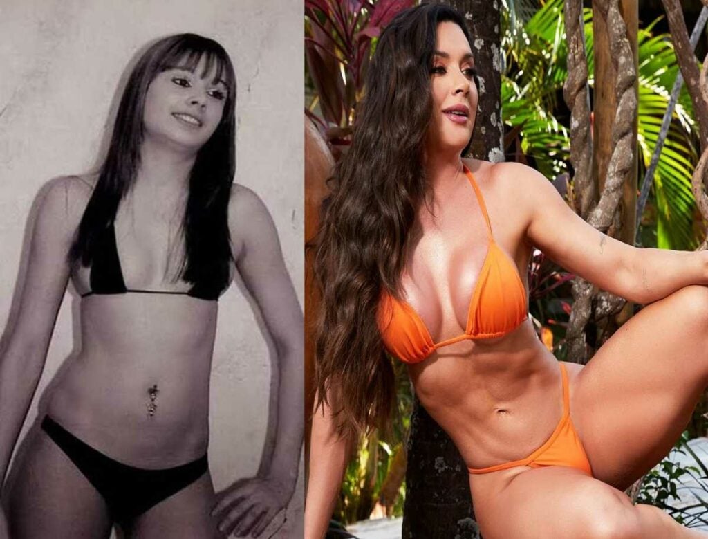 Antes e depois Juju Salimeni