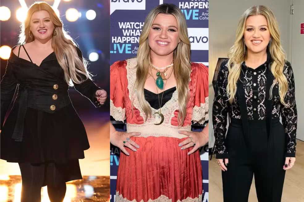 Kelly Clarkson antes e depois