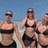 Irmãs Kardashian na praia