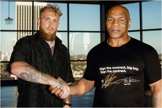 Mike Tyson e Jake Paul