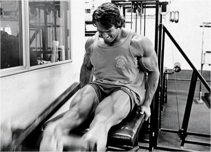 Treino de pernas Arnold Schwarzenegger