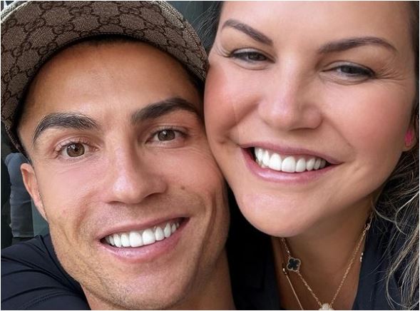 Kátia e Cristiano Ronaldo