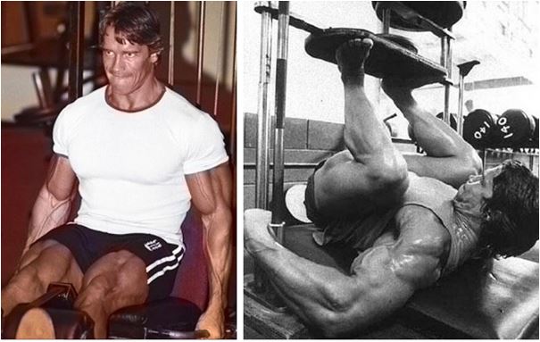 Treino de pernas Arnold Schwarzenegger