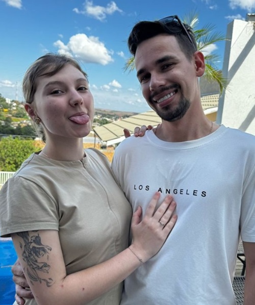 Isabel Veloso e Lucas Borbas
