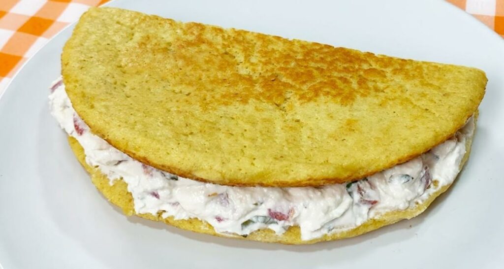 Lanche na frigideira