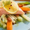 Peixe com salada