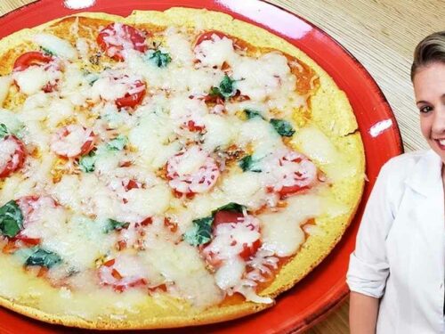 Pizza low carb fininha