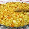 Torta de couve-flor com cenoura