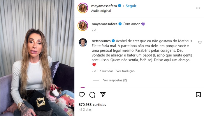 Vídeo Maya Massafera