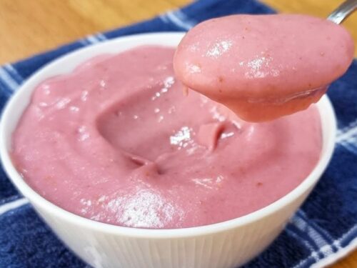 Mousse de morango
