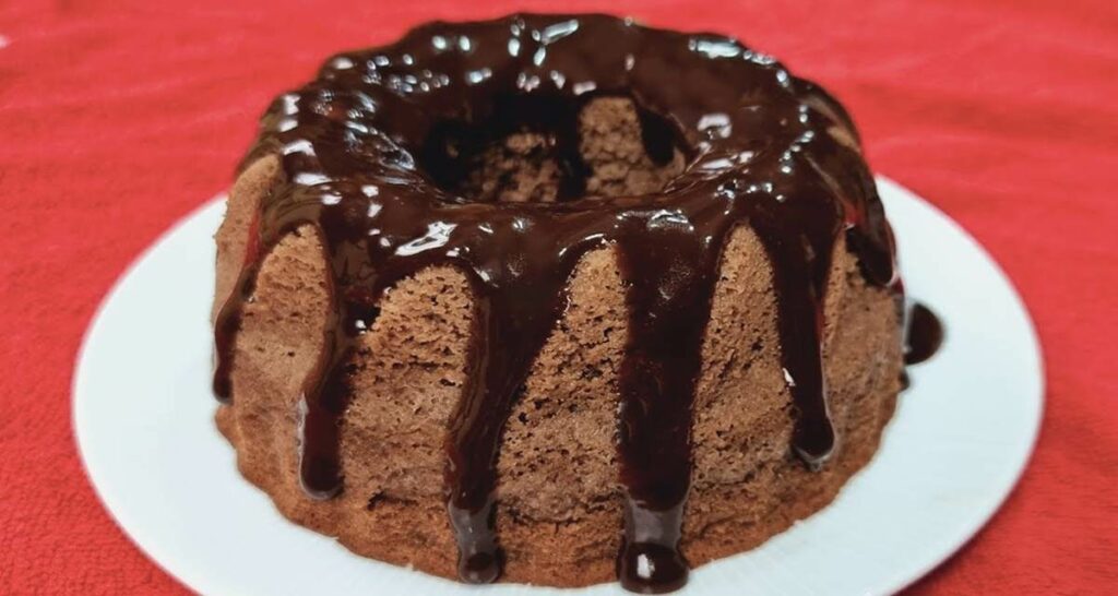 Bolo de chocolate zero carb
