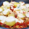 Jantar de batata com frango