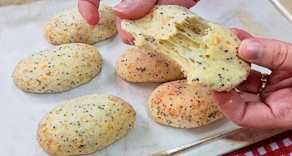 Pão de queijo com chia