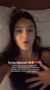 Aos 15 anos, influencer Antonela Braga explica implante de silicone nos