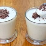 Iogurte com banana e ricota