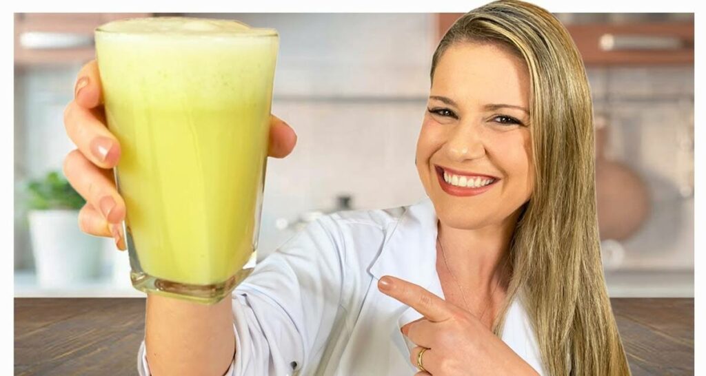 Suco de chá verde com gengibre e mel