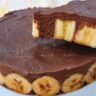 Torta de chocolate com banana