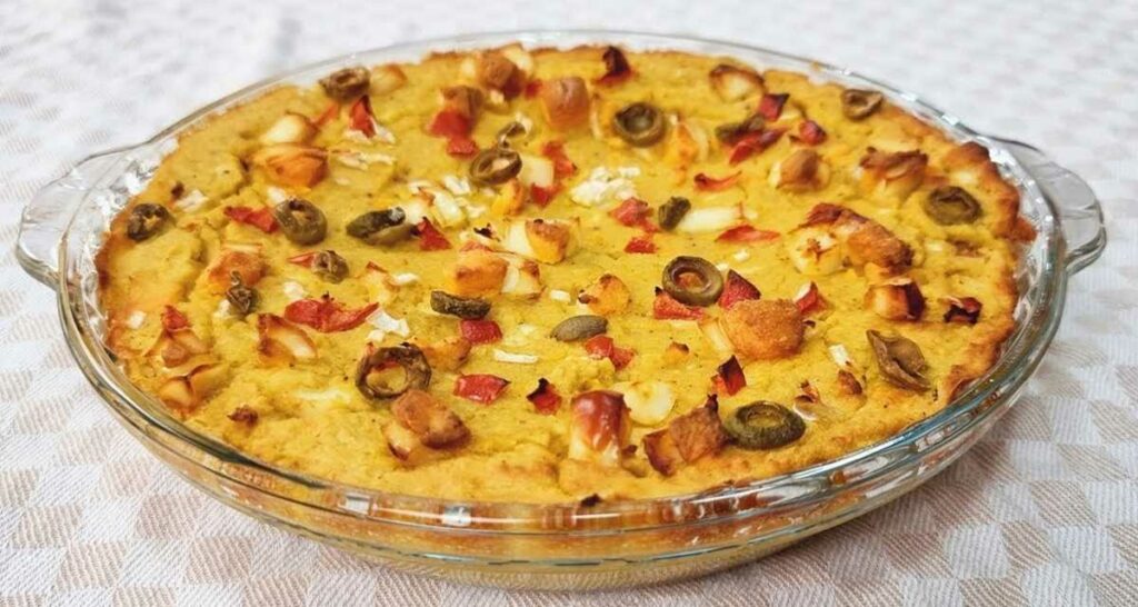 Torta de grão-de-bico