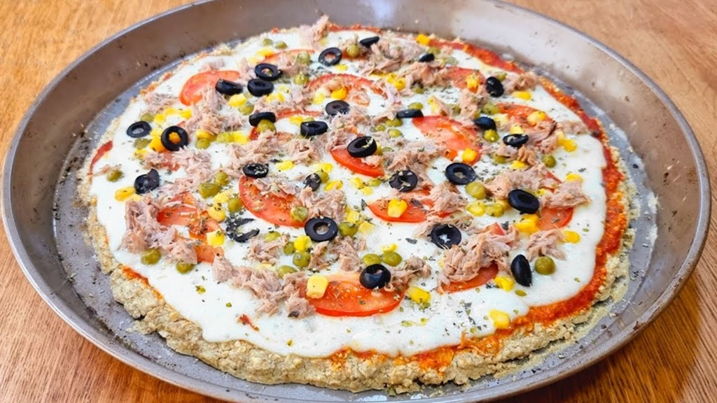 Pizza saudável maravilhosa e muito fácil - Vai fazer sempre! Sem trigo, rápida e barata