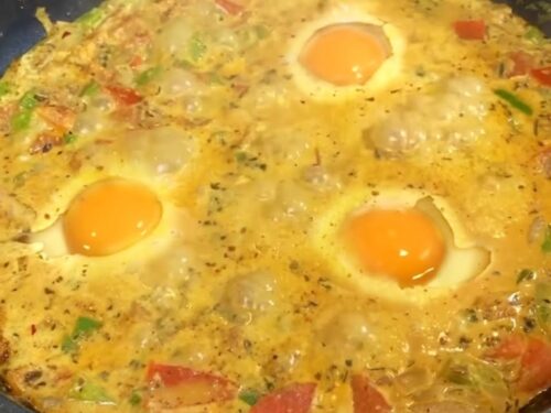 Moqueca de ovo muito fácil, leve, gostosa, barata, rápida e saudável