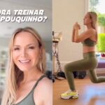 Eliana adere a treino leve e explica: "Saúde mental tem sido meu foco"