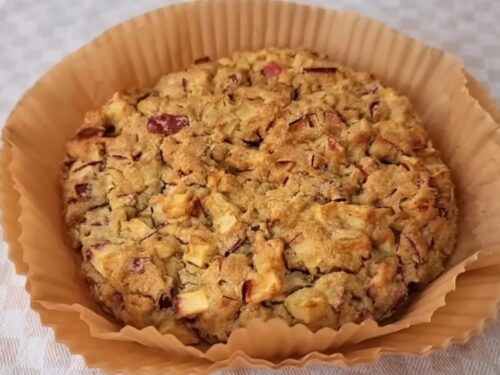 Bolo de maçã japonês na air fryer - Sem glúten e sem açúcar - É incrível!