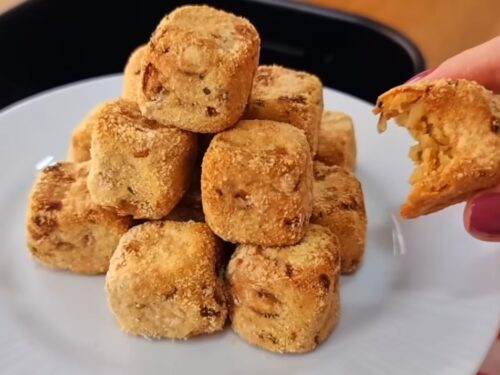 Sem trigo, sem fritura, rico em proteínas e fibras - Delícia fácil e crocante