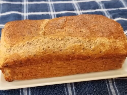 Pão para diabetes fácil e rápido - Low carb, rico em fibras e delicioso (Super saudável e fofinho)