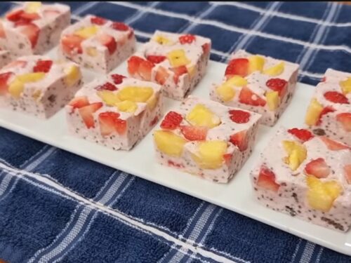 Meu doce no verão - Sem açúcar, poucas calorias - Fácil e refrescante!