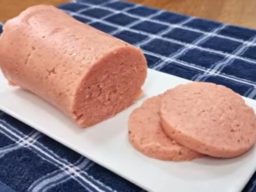 Mortadela vegana deliciosa! Parece de carne, textura perfeita - Fácil, rápida e barata