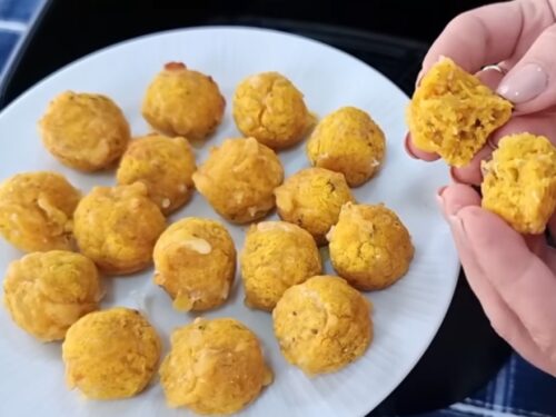 Só 4 ingredientes, sem farinha e sem fritura! Delicioso, fácil e saudável (sem glúten e ovo)