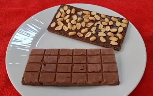 Chocolate ao leite rico em proteína - Fácil, sem açúcar, rápido e delicioso - Derrete na boca!