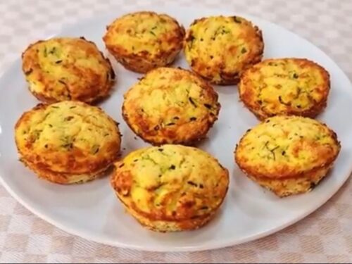 Bolinho salgado maravilhoso! Poucas calorias e carboidratos, fácil e delicioso (sem trigo, low carb)