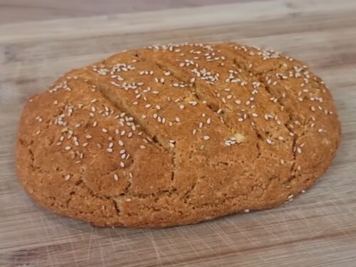 Pão sem farinha, super saudável, muita proteína e fibra! Sem glúten e ovo, fácil, rápido e fofinho!