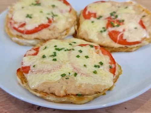 Meu jantar de 4 ingredientes! Poucos carboidratos e calorias! Delicioso e saudável